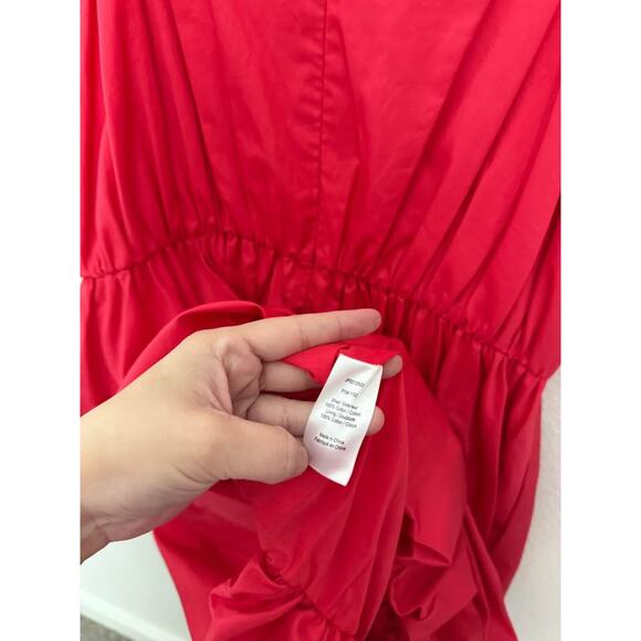Jason Wu Women’s Poplin Red Bubble Summer Preppy Mini Dress Sz M - Picture 7 of 7